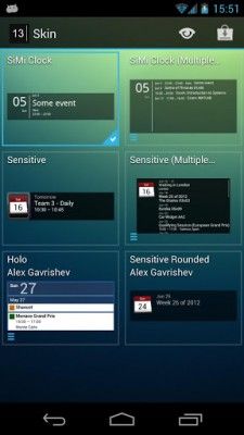 Simple Calendar Widget 2