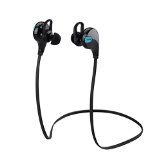 Mpow Swift Auriculares Eestéreo Bluetooth 4.0 para Correr, Cascos Deportivos y Resistente al Agua y Audor. con Tecnología aptX Avanzada para iPhone, iPad, Samsung, PC y otros Teléfonos Inteligentes - Color Negro