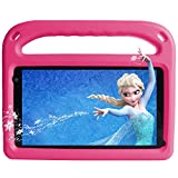 GOODTEL Tablet Niños 7 Pulgadas Android 11, 32 GB ROM, WiFi 6, Bluetooth, GPS, Educación Infantil + Juegos, Google Play Store, Cámara Dual, Control Parental, Ranura MicroSD, con Funda (Rosa)