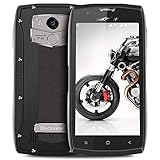 Smartphone Resistentes, Blackview BV7000 Pro Móvil Antigolpes, 4GB + 64GB Quad-Core 1.5GHz, Dual SIM, Android 7.0, 8MP/13MP Cámara, 5.0 FHD Pantalla, 3500mAh Batería Rugged Móvil-Gris