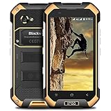 Blackview BV6000S IP68 Smartphone Libre, Impermeable Antipolvo Antigolpes Dual SIM Android 7.0 Móvil Libre 4500mAh Batería, 2GB de RAM, 16GB de ROM-Amarillo
