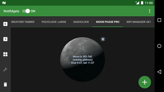 Notifidgets para Android