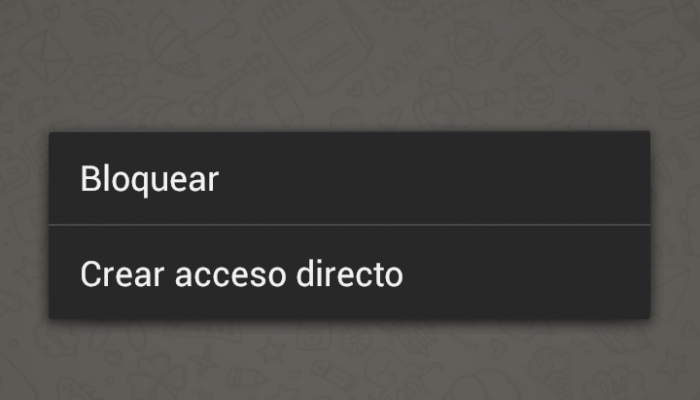 Bloquear contacto Whatsapp 2