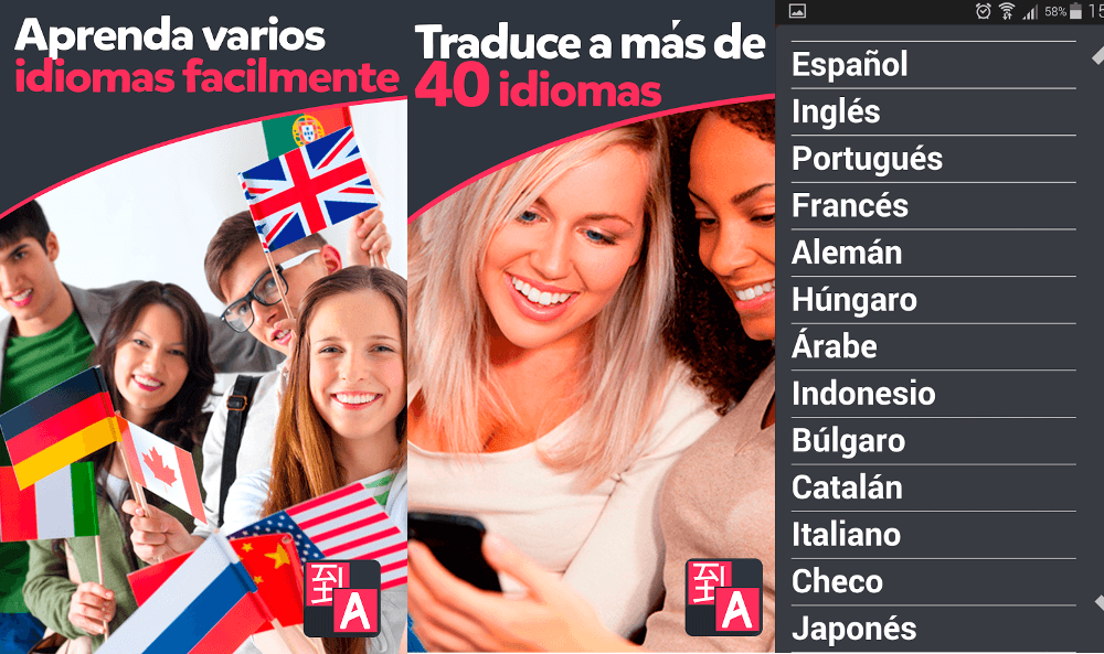 Traductor Android voz y texto