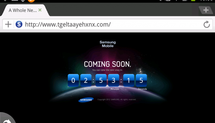 Cuenta atrás Samsung