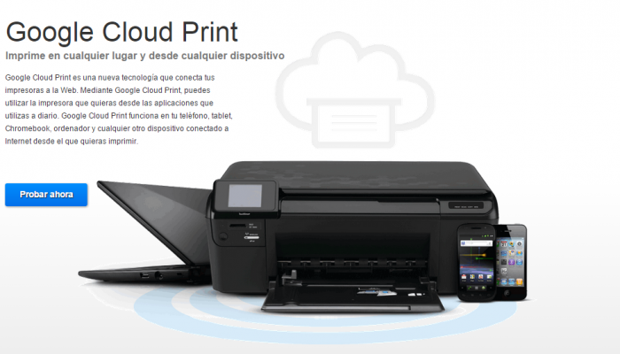 google cloud print android