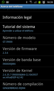 Captura de pantalla de la rom Value Pack 2.3.6 jw4.