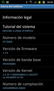 Captura de pantalla de la rom Value Pack 2.3.6 jw4.