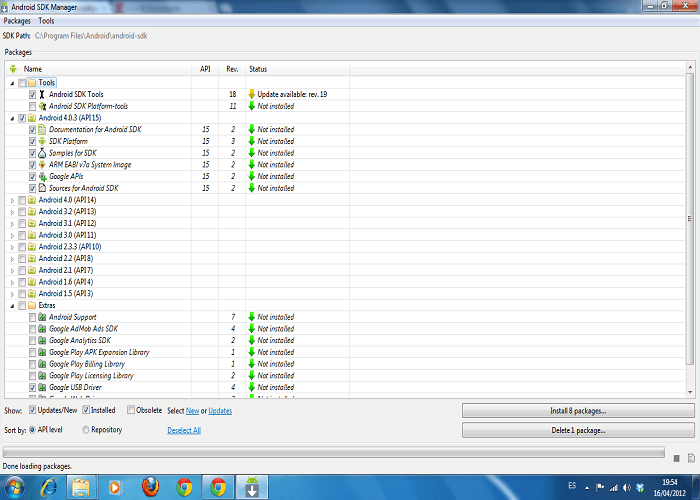 instalar Eclipse, SDK y ADT de android instalar Eclipse, SDK y ADT de android