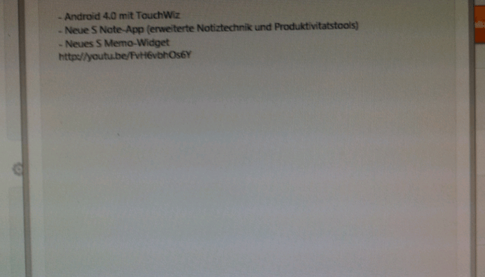 Actualización Galaxy note a ICS