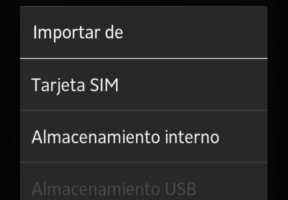 Como importar y exportar contactos en Android