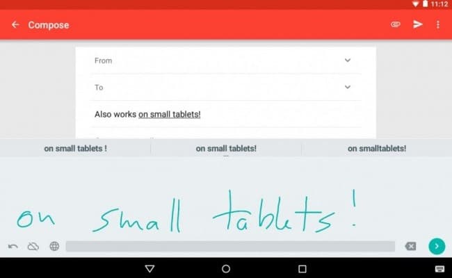 ¿Cómo escribir a mano en Android?