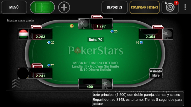 Guía rápida de instalación e iniciación a Pokerstars en Android