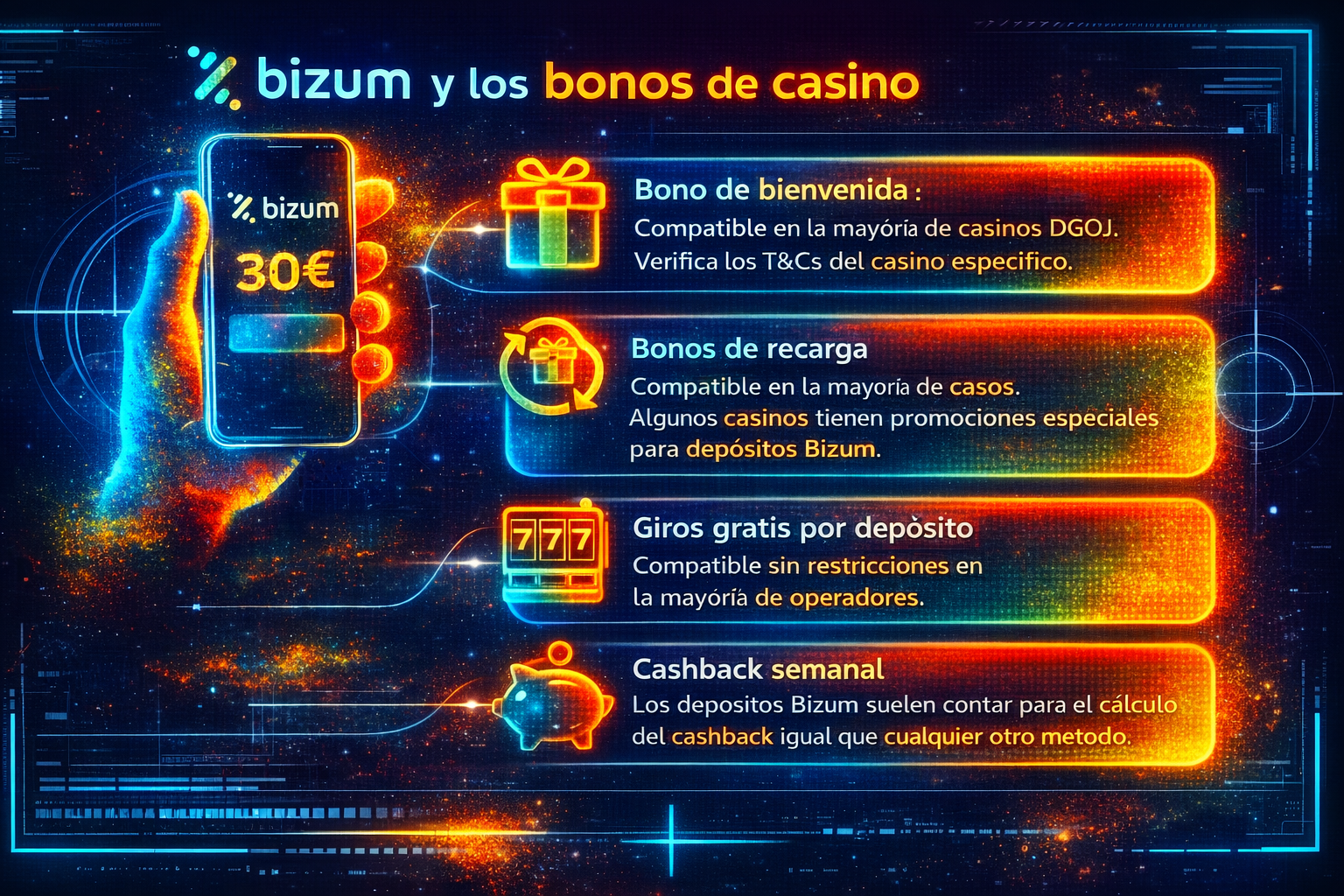 Bizum y bonos de casino España 2026 — compatibilidad con bono de bienvenida